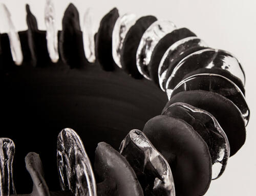 Mötet mellan glas & lera är min passion.